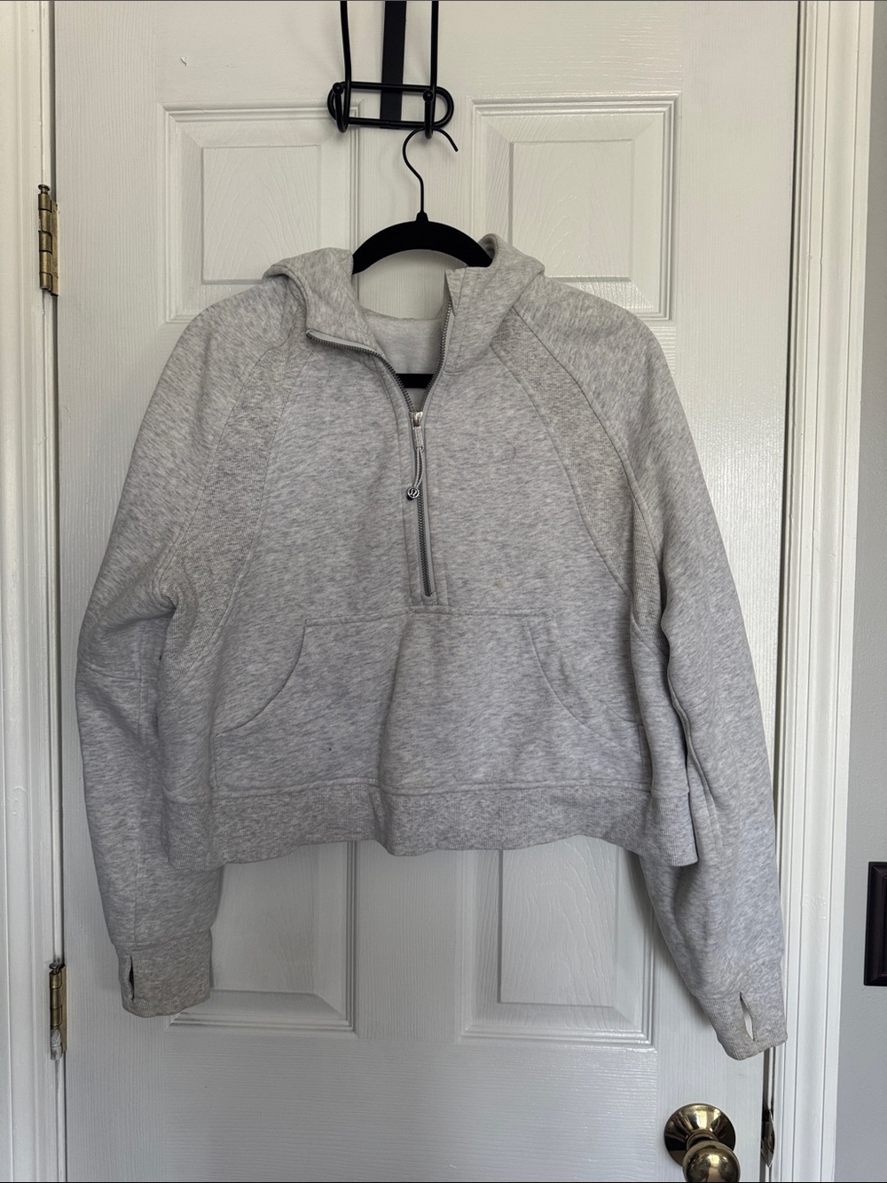 Lululemon Scuba Oversized Half Zip Grey